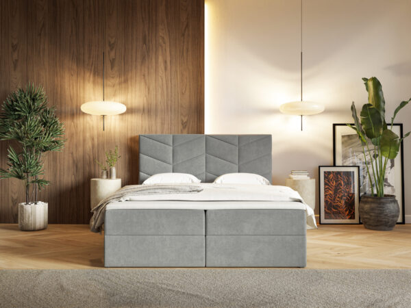 Łóżko kontynentalne z pojemnikiem MODEL 3