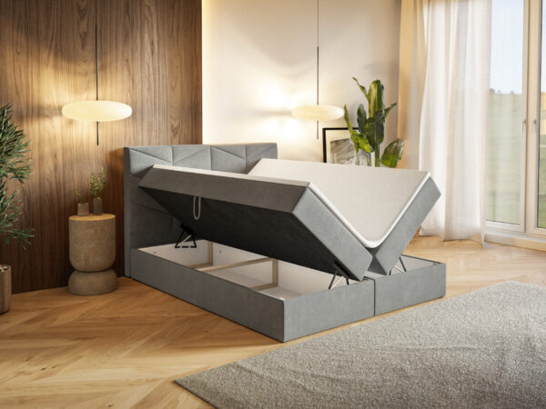 Łóżko kontynentalne z pojemnikiem MODEL 3