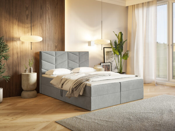 Łóżko kontynentalne z pojemnikiem MODEL 3