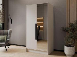 Szafa uchylna LUKKA z lustrem 100cm KASZMIR