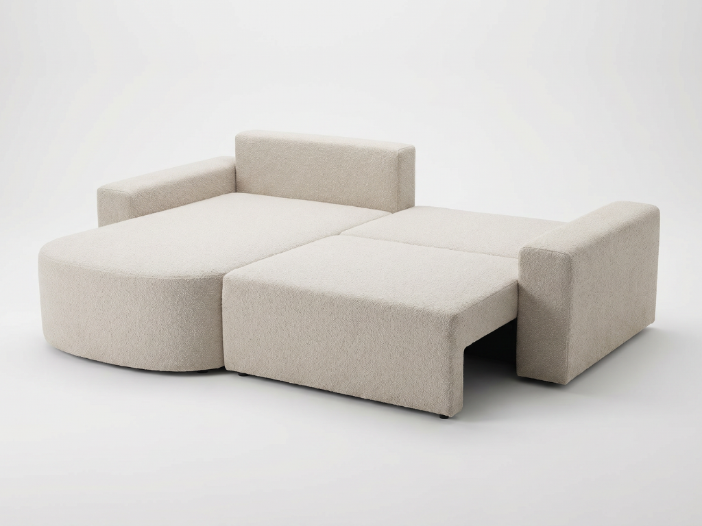 Narożnik DUO 222x155 zaokrąglona otomana boki 10cm - obrazek 5